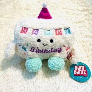 BumBumz 7.5”Plush Happy Birthday Benji Collectible Stuffed Toy PartyBumz Series